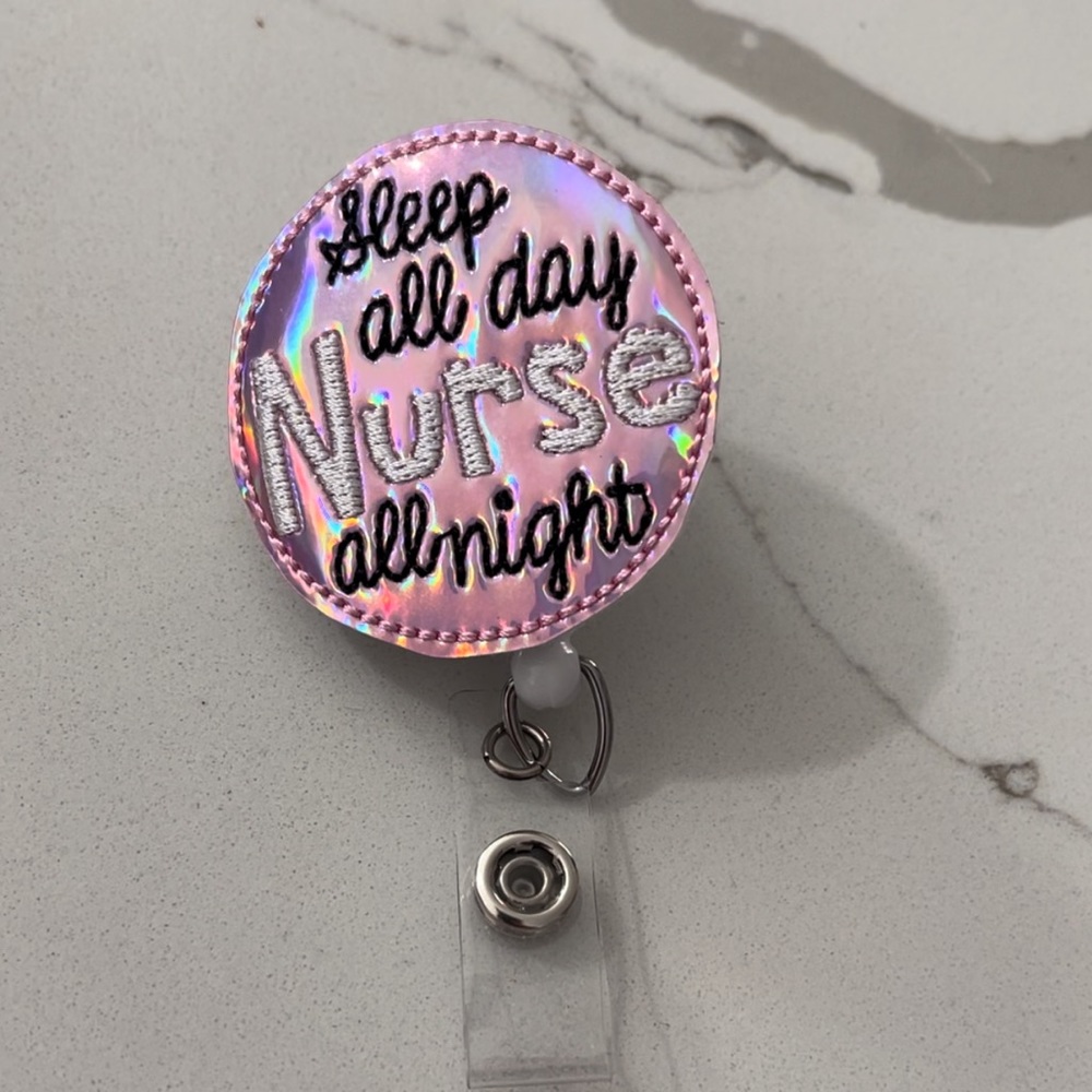 Nurse badge reel